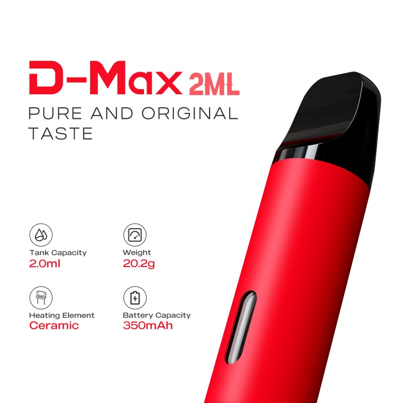 Bút vape dùng một lần dầu cbd hhc tốt nhất của bạn - D Max Pen 2.0ml 600 Puffs