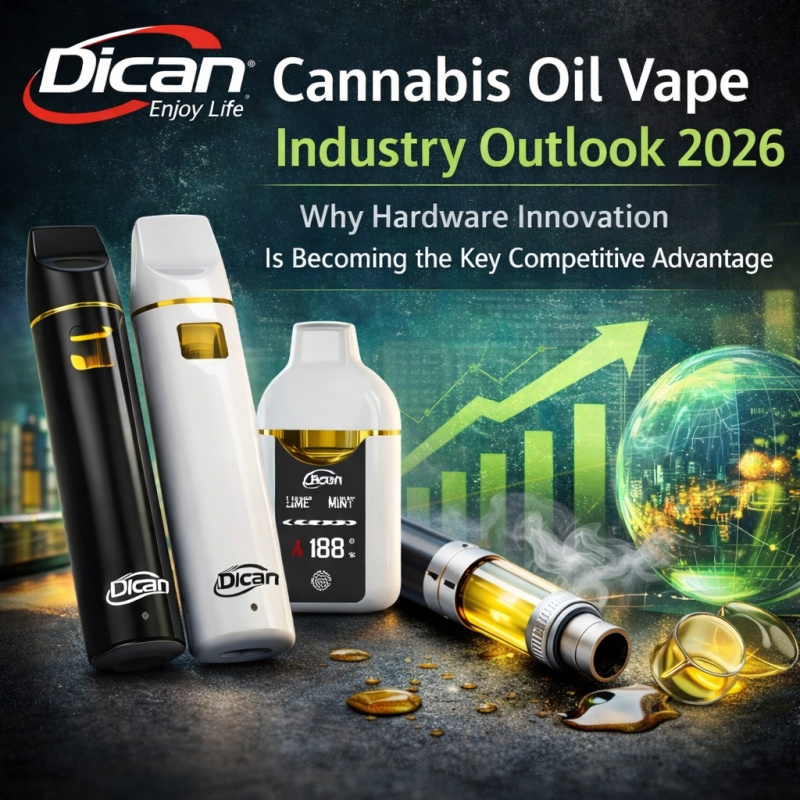 Triển vọng ngành công nghiệp Vape dầu cần sa năm 2026: Tại sao đổi mới phần cứng đang trở thành lợi thế cạnh tranh chính