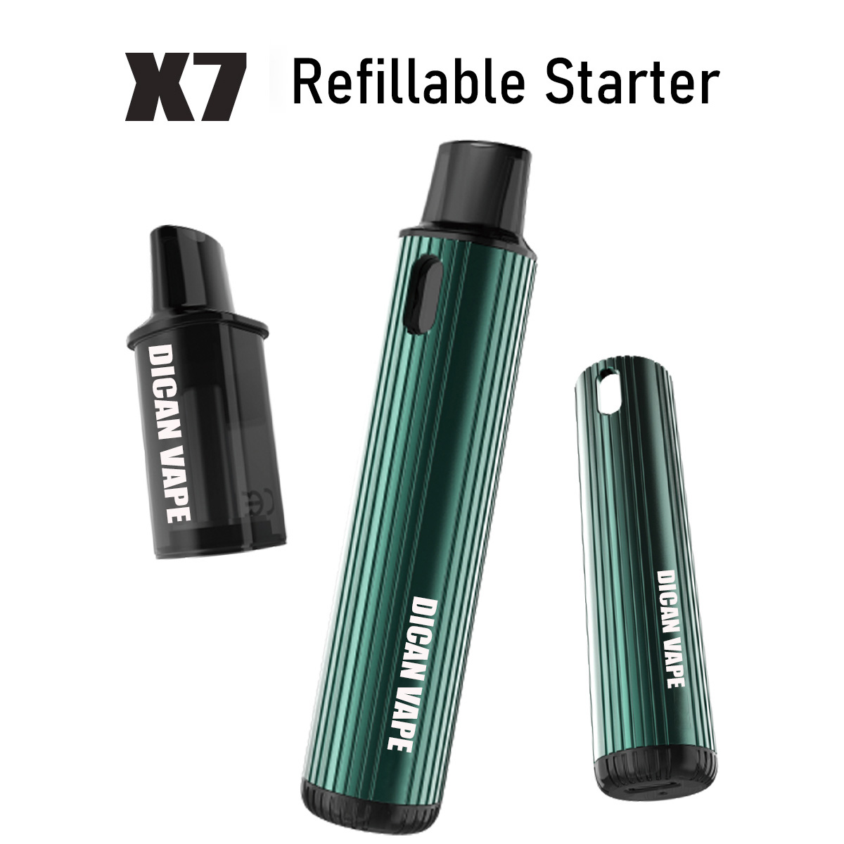 X7 Premium Pod Refillable Pod Vape Starter Starter